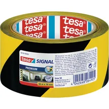 Tesa Markierungsklebeband 66 m x 5 cm Schwarz/Gelb