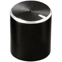 TRU Components TC-11613884 Drehknopf mit Knopfmarkierung Schwarz (Ø x