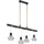 GLOBO Priska 4-flg. 100 cm schwarz Metall