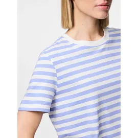 Pieces PCRIA SS TEE STRIPES NOOS Blau XS