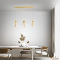 Fabas Luce Lapo 3-flg. 36W 120 cm Balken braun