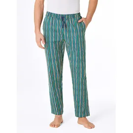 wäschepur WITT WEIDEN Hose lang in dunkelblau-grün-gestreift | Gr.: 52/54