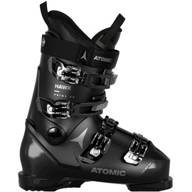 ATOMIC HAWX PRIME 85 W Skischuhe Frauen - Größe 25/25.5 - Alpin-Skischuh in Schwarz - Boots mit 3D Knöchel & Ferse für präzisen Sitz - mittelbreite Skistiefel für Fortgeschrittene