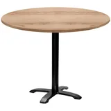 Restootab Tisch Bazila Ø110cm - Modell Eiche Delano