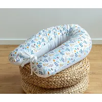 LOOLAY Stillkissen 170 cm Blumen Gelb