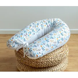 LOOLAY Stillkissen 170 cm Blumen Gelb