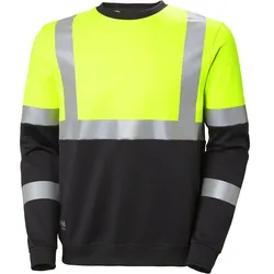 Warnschutz Sweatshirt "ADDVIS" UV-Schutz - XS - gelb/schwarz