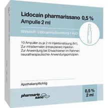 Medphano Arzneimittel GmbH Lidocain pharmarissano 0,5% 2ml