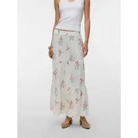 Vero Moda Maxirock Damen Bedruckt Weiß L