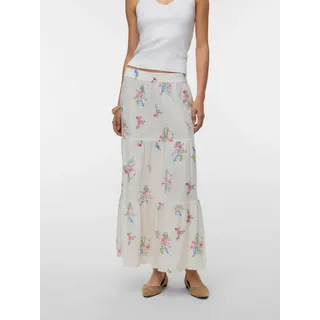Vero Moda Maxirock Damen Bedruckt Weiß L