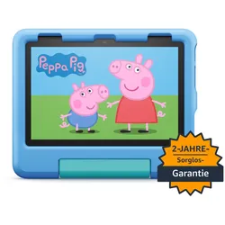 Amazon Fire HD 8 Kids-Tablet (2022), blau für Kinder von 3 bis 7 Jahre, 2 Jahre Sorglos-Garantie, kindgerechte Hülle, 8-Zoll-HD-Display, 32GB