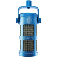 SONTRONICS PODCAST PRO Blue Dynamisches Mikrofon für Podcast, Broadcast, Streaming und Videokonferenzen