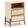 FineBuy Nachtschrank FB96459 43 x 60 x 30 cm Braun