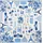Codello Seidenschal NICKI PARIS Blau 53X53CM
