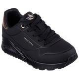 SKECHERS Sneaker »ESS - STREET GIRLS«, Freizeitschuh mit gepolster.Schaftrand, Größenschablone zum Download, Gr. 29, schwarz-uni, , 49653361-29