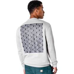 STIER Crew Sweat Style Print XXL Ice Grey