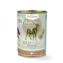 AniForte Nassfutter WildForest Wild mit Zucchini (6 x 400g) 2,4 kg