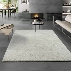 Teppich THE CARPET "Bahar Shaggy", beige (creme), B:160cm H:30mm L:230cm, Polypropylen, Teppiche