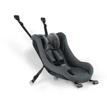 Qeridoo Babyschale Kinderanhänger dunkelgrau 2025