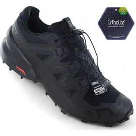 Salomon Speedcross 6 Wide Herren Black/Black/Phantom 43 1/3