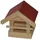 dehner natura premium Futterhaus Kaja 21,5 x 22 x 21,5 cm Rot