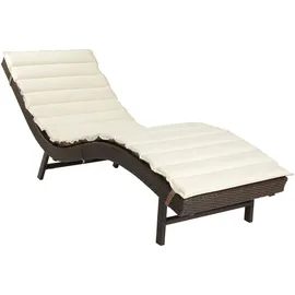 Merxx Piacenza 187 x 66 x 78 cm braun klappbar