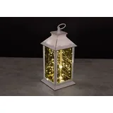 Trendline LED Laterne Kunststoff 34 x 14 cm 1 Stück weiß/bunt