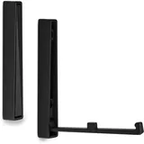 SOTECH Aufbau Klapphaken BARI schwarz 120 x 16 x 15 mm Kleiderhaken klappbar Garderobenhaken zum aufschrauben