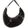 LES VISIONNAIRES Enya Schultertasche Leder 46 cm braun