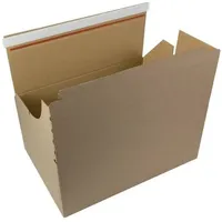 TransPak Automatikkarton Wellpappe L473xB288xH197mm einwellig braun