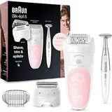 Braun Silk·épil 5 5-041 Weiß/Rosa