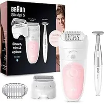 Braun Silk·épil 5 5-041 Weiß/Rosa