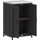 vidaXL Küchenaufbewahrung Regal 60 x 50 x 92 cm Schwarz