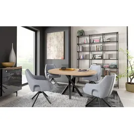beautysofa Kris Ø 100–140 cm beige