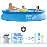 Intex Easy Set Schwimmbecken rund – 305x61 cm – Blau No Size