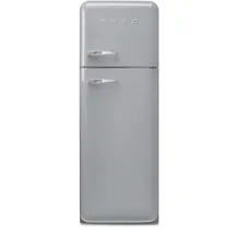 Smeg FAB30RSV6 Retro-Kühl-Gefrierkombination (222 l, 1720 mm hoch, Silber)