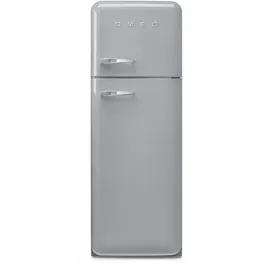Smeg FAB30RSV6 Retro-Kühl-Gefrierkombination (222 l, 1720 mm hoch, Silber)