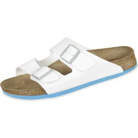 Birkenstock Arizona Super Grip Birko-Flor schmal Weiß 42