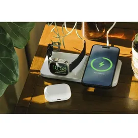 Nomad Base One Max 3-in-1 with MagSafe Silver - Silber