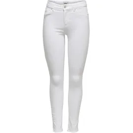 Only Blush Ankle Skinny Jeans in Weiß-XS-L34