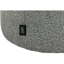 Schöner Wohnen Polsterhocker ALVIK Bouclé 50 x 34 x 50 cm Grau