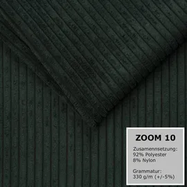 mebloland Ecksofa TOR mit Schlaffunktion. Farbe: Jungle Green. - Grün