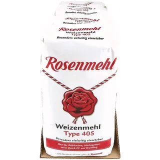 Rosenmehl Type 405 2,5 kg, 4er Pack