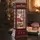 Konstsmide LED Telefonzelle mit Weihnachtsmann 1 LED Warmweiß