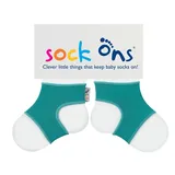 Sock Ons Unisex - Baby Sockenhalter 140555, Gr. 6-12 Monate, Türkis