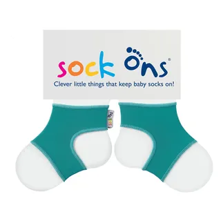 Sock Ons Babysöckchenhalter türkis 6-12 Monate,