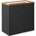vidaXL Pflanzkübel 80 x 40 x 80 cm Schwarz