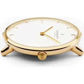 Nordgreen Native Quarz Leder 36 mm NR36GOLEBRXX