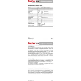 Fischer Sanitärsilicon DSSA TP 310 ml transparent