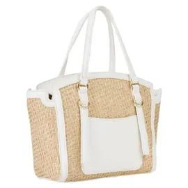 Valentino Demetra Umhängetasche Synthetik Beige/White